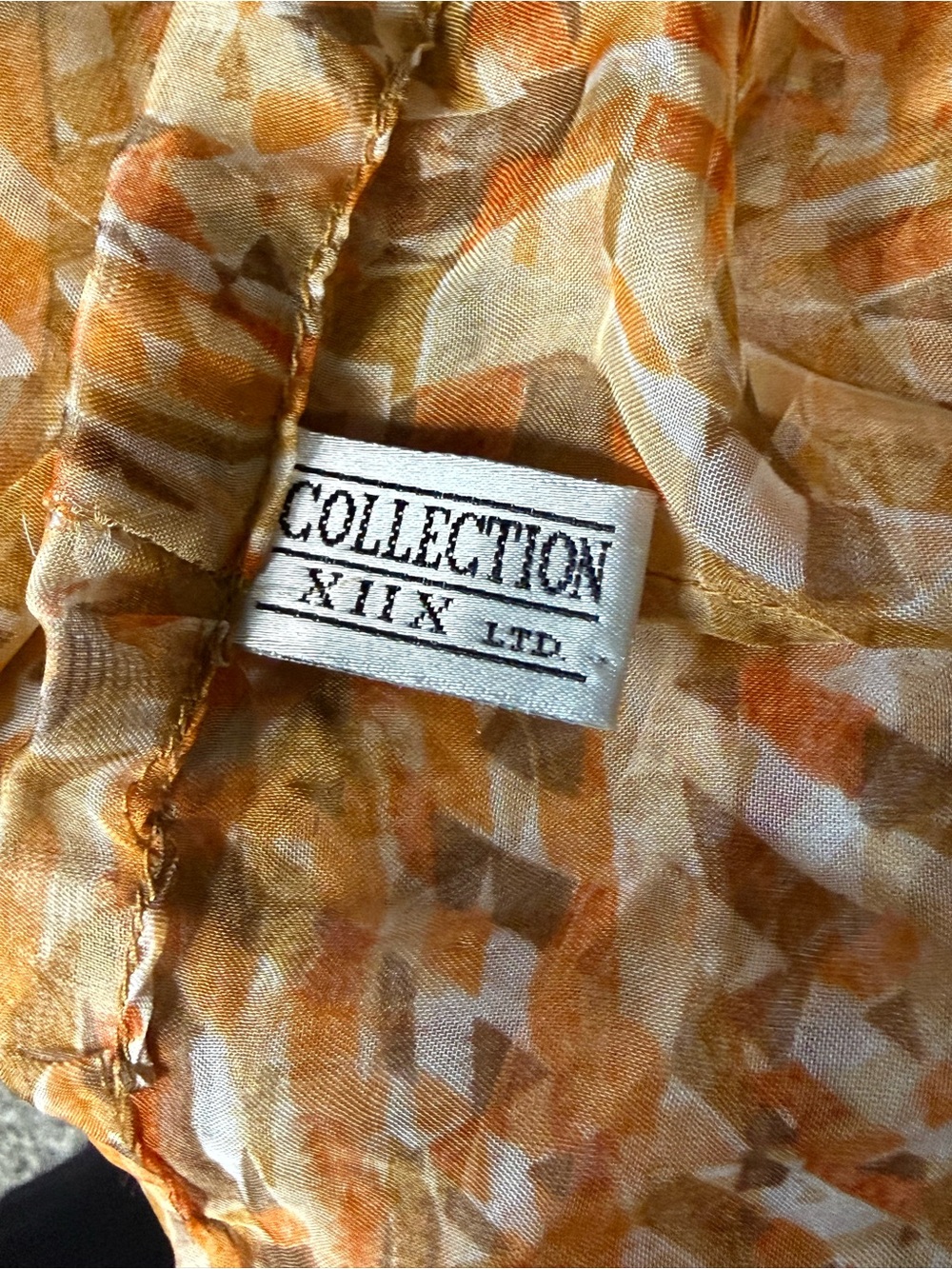 Collection XIIX Ltd. sheer wide-leg palazzo pants abstract geometric print - Picture 3 of 8